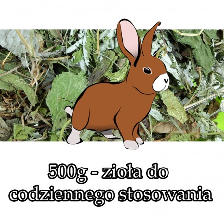 Mieszanka ziół dla królików 500g