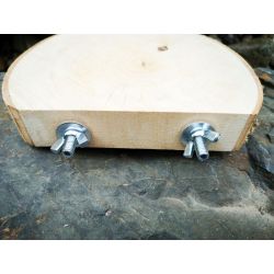 Półka półokrągła bez kory 18-22cm